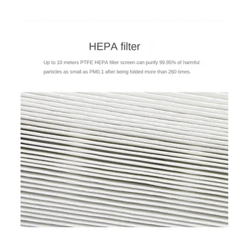 1 Par HEPA Filter za Čistilec HP04 HP05 TP04 TP05 DP04 HEPA Ogljikov Filter Krpo Zaslon za Zamenjavo-B 0