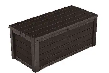 150 Galono Deck Box, Smole Videz Lesa Rjave Barve