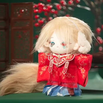 20 cm bombaž punčko oblačila rdeče barve medicine Hanfu obleko lutka spremenite oblačila št lastnosti