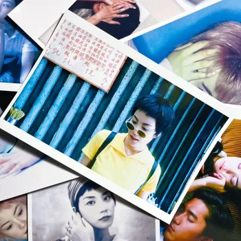 30/50PC Ne Ponovite Kitajski Znanih Ženskih Pevka Faye Wong Glasbe Koncert Plakat Wang Fei Nostalgično Foto Pai Li De 3-Palčni Kartice