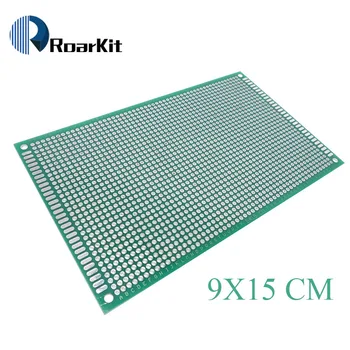 9x15 cm PROTOTIP PCB 2 plast 9*15 CM plošča Univerzalno Odbor dvojni stranski 2.54 MM