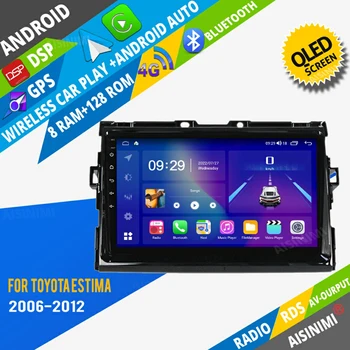 AISINIMI Android Avto Dvd Predvajalnik navigacija Za Toyota Estima 2006-2012 avtoradio Avto Avdio Gps Multimedia Stereo Monitor