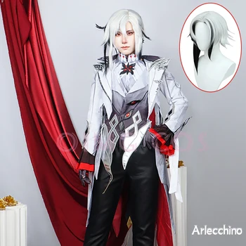Arlecchino Cosplay Kostum Genshin Vpliv Uniform Lasuljo Anime Kitajski Slog Halloween Kostume Igre 0