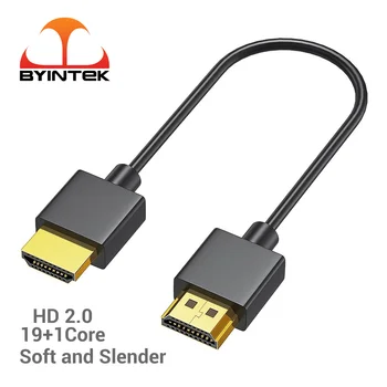 BYINTEK 2m 0.98 FT, 3D, 4K HD Kabel 1080P Projektor TV Kakovost pozlačeni Vmesnik 19+1 Baker Jedra