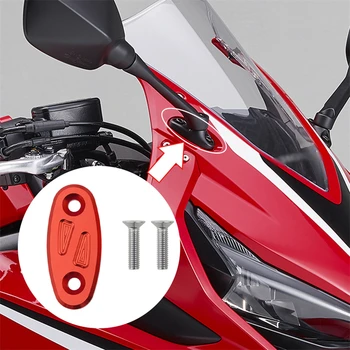 CarDutiful za HONDA CBR650R 2019-2021 Motocikel Aluminija Spremenjen Ogledalo Znanja Rearview Mirror Dekorativni Pokrov Dodatki