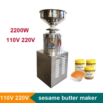 Električni 2200W Sezamovo Arašidovo Maslo Maker 20-25 kg/h, Oreh Mandljevo Omako Mlinček 110V 220V Matice Prilepite Pulping Stroj