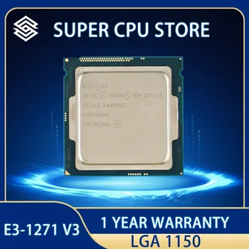 Intel Xeon E3-1271 E3 v3 1271 E3 v3 1271v3 CPU Procesor L2=1M L3=8M 80W 3.6 GHz Quad-Core Osem-Nit 1150 LGA