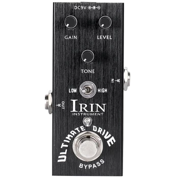 IRIN AN-11 Končni Pogon Kitara Overdrive Distortion Efekt Pedal, ki Mejijo na Izkrivljanje Overdrive za Kitaro, True Bypass