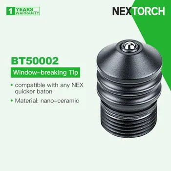 Nextorch BT50002 Okno Breaker Nasvet, Združljiv s katero Koli NEX Hitreje Batons, Močan Nano-keramičnih Materialov