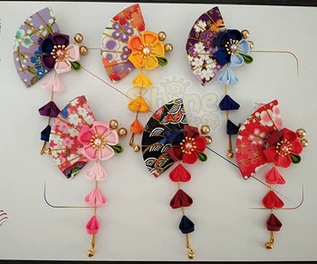 Novo Kimono Lolita Ostra Ženska Sakura Lase Lok Pribor Japonski kopalni plašč Headdress Lepe Ročno izdelane DIY Pokrivala 0