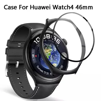 PC Varstvo Primeru za Huawei Watch 4 46mm / Celoten Zaslon Zaščitna Watch Primeru Težko Watchcase Nove Anti knock Odpornost proti Obrabi