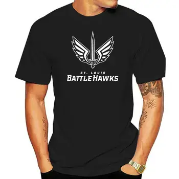 St. Louis Battlehawks Xfl Black T-Shirt M-Xxxl Natisnjeni Tee Majica 0
