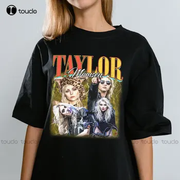 Taylor Momsen Vintage T-Shirt Taylor Momsen Shirt Mens Telovadnice Srajce O-Vratu Ulične Prevelik po Meri Darilo Xs-5Xl Natisnjeni Tee 0