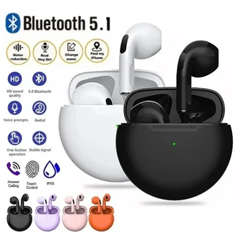 TWS Bluetooth Čepkov Brezžične Bluetooth Slušalke Dotik za Nadzor Stereo Slušalke Bluetooth Slušalke za Xiaomi Redmi Vivo Oppo