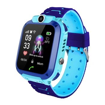 V12 Otroci Smart 2G kličete Watch Nepremočljiva Otrok LBS Monitor Fant Dekleta SOS Otroške Športne Digitalne Ure Tracker Smartwatch