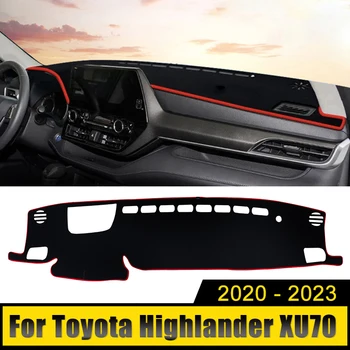 Za Toyota Highlander XU70 Kluger 2020 2021 2022 2023 Avto nadzorna plošča Pokrov Preproge Izognili Svetlobe Blazine Anti-UV Primeru Preproge Dodatki 0