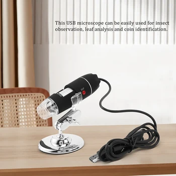 USB Digitalni Mikroskop 40X-1000X Ročni Mikroskop Fotoaparat Za Študente Inženirji Biologijo Mikrobiološke Opazovanje 1