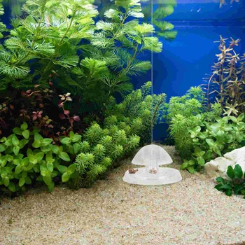 2Pcs Aquarium Fish Tank Plastičnih Polž Past Aquarium Fish Tank Polž Catcher Velikost L Bela 2