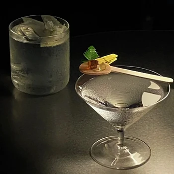 1-2-4 Kos Ustvarjalni Cocktail Kozarci, Skodelice Visoko-looking Glass Skodelice Navpično Vzorec Martini Kozarec Pokal Bar Opremo Doma 4
