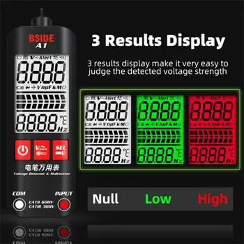 1/2/3PCS A1 Mini Multimeter Digitalni LCD Tester Napetosti Detektor 2000 Šteje DC/ Napetost Frekvenca Odpornost NKV Kontinuiteta 5