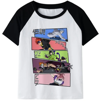 Japonski Anime SK8 Infinity Majica s kratkimi rokavi Moški Harajuku Kawaii Risanka Skateboard Fantje Grafični Tshirt Unisex Vrhovi T-shirt Moški 5